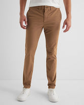 Straight Fit Hyper Stretch Cotton Chino Jeans