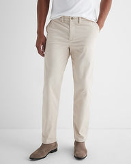 Straight Fit Hyper Stretch Cotton Chino Jeans