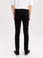 Men's Super Skinny Fit Black Jeans