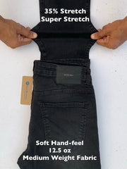 Men's Slim Fit Diamond Black Jean DL4268