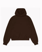 Oversize Dark Brown Plain Hoodie