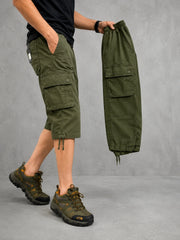 Pack of 3 Six-Pocket Cargo shorts | Overrun Factory Stock | Cotton Twill