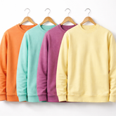 Pack of 3 Premium Fleece Vibrant Plain Sweatshirt