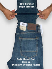 Men's Relaxed Taper Fit Vintage Dark Blue Jean DL4299