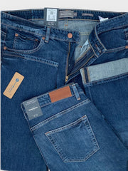 Men's Regular Fit Medium Blue Jeans