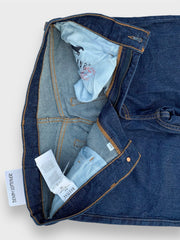 Men's Straight Fit Dark Blue Jeans