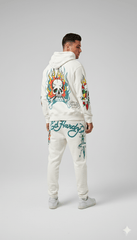 Ed Hardy Flame Skull Premium Jogger Set | Limited Edition Drop 🔥