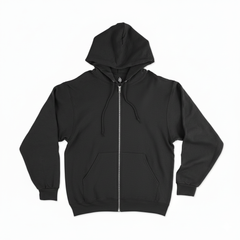 Plain Zipper Hoodie