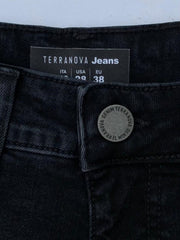 Men's Slim Taper Fit Dark Grey Jeans DL4147
