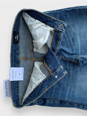 Men's Straight Fit Vintage Medium Blue Jeans