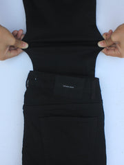 Men's Super Skinny Fit Black Jeans
