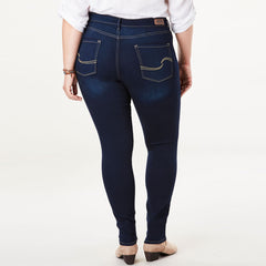 lvs women solid blue skinny fit super soft stretchable women jeans