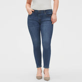 bnana repblc slim fit stretcahble curvy medium blue jeans