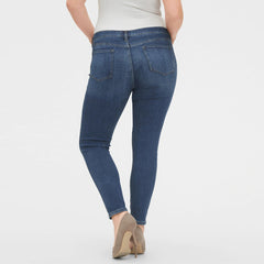 bnana repblc slim fit stretcahble curvy medium blue jeans