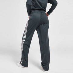 Straight/Loose Bottom grey side stripe with ankle zip trouser for women