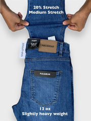 Men's Skinny Fit Light Medium Blue Jeans