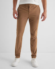 Straight Fit Hyper Stretch Cotton Chino Jeans