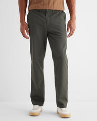 Straight Fit Hyper Stretch Cotton Chino Pant