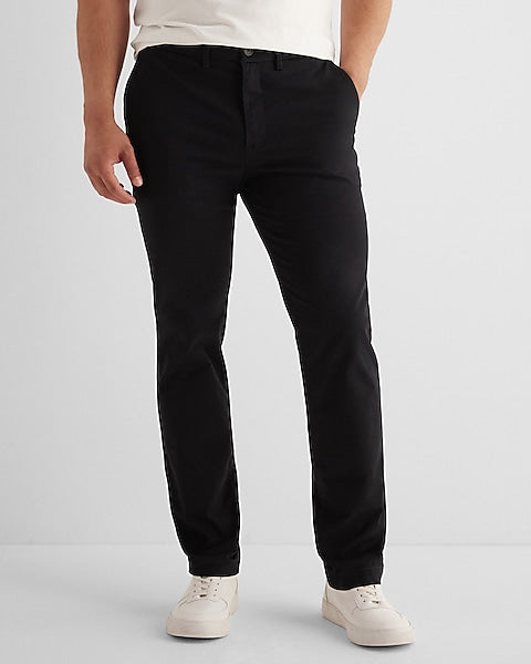 Slim Straight Hyper Stretch Cotton Chino Pant