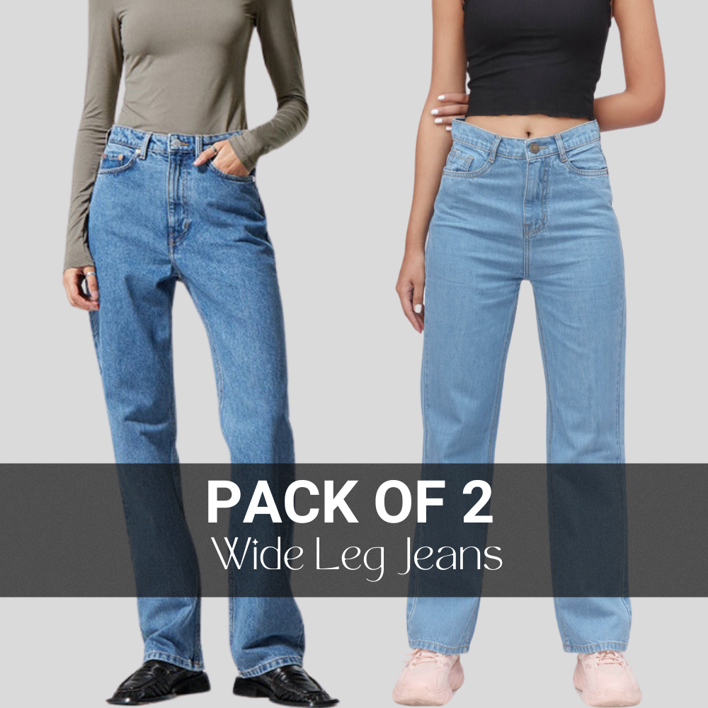 Women's Wide Legs Pack of 2