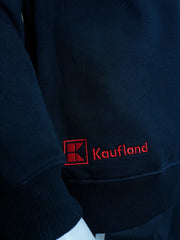 Kaufland Premium Crewneck Sweatshirt with Minimal Embroidered Detail