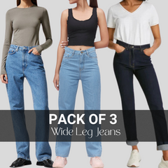 Women's Wide Legs Pack of 3