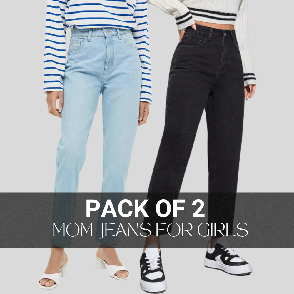 Women's Mom Fit Pack of 2