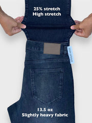 Men's Slim Fit Black blue Jean DL4291