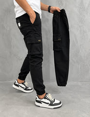 Pack of 2 Six-Pocket Cargo Joggers | Overrun Factory Stock | Cotton Twill
