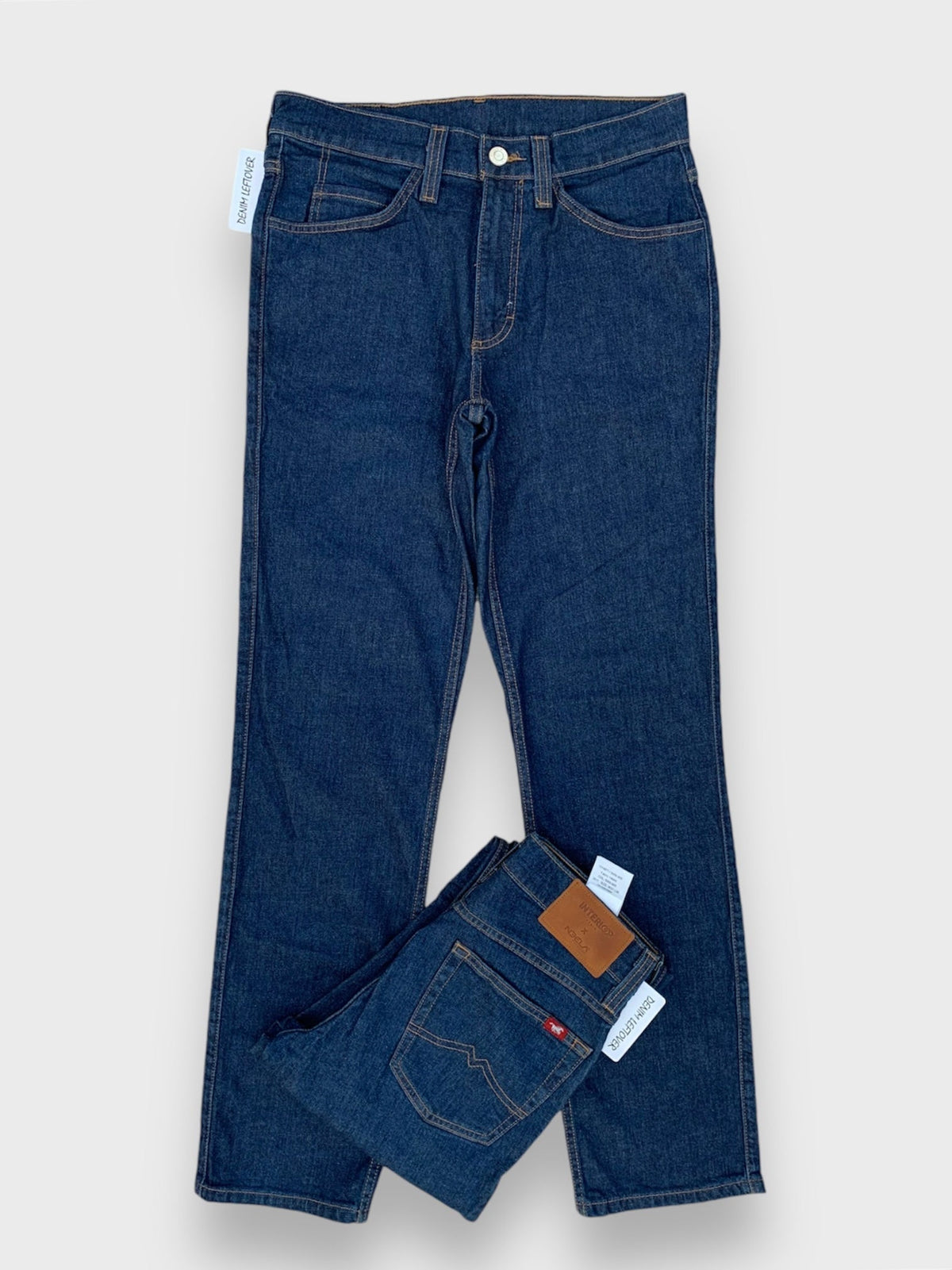 Men's Straight Fit Dark Blue Jeans