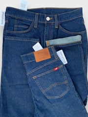 Men's Straight Fit Dark Blue Jeans