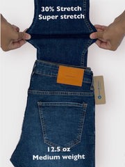 Men's Slim Fit Medium Blue Jeans