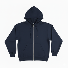 Plain Zipper Hoodie