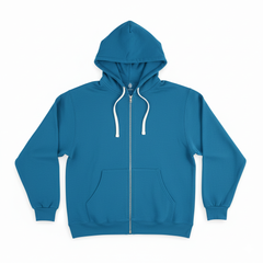 Plain Zipper Hoodie