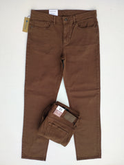 Men's Straight Fit Dark Brown Jeans