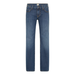 mustng straight leg medium blue relex fit ladies jeans