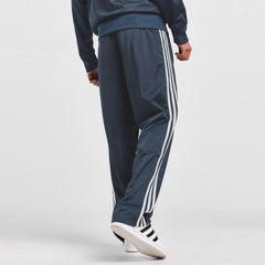 Greyish Blue Straight/Loose Bottom side stripe with ankle zip trouser for men