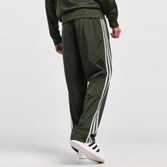 Olive Green Straight/Loose Bottom side stripe with ankle zip trouser for men